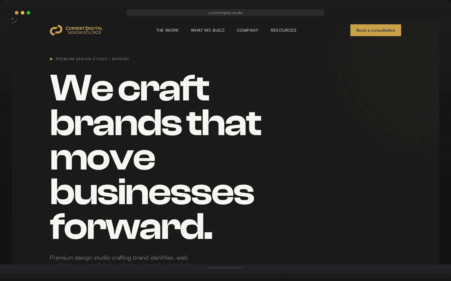 Current Digital — premium design studio site