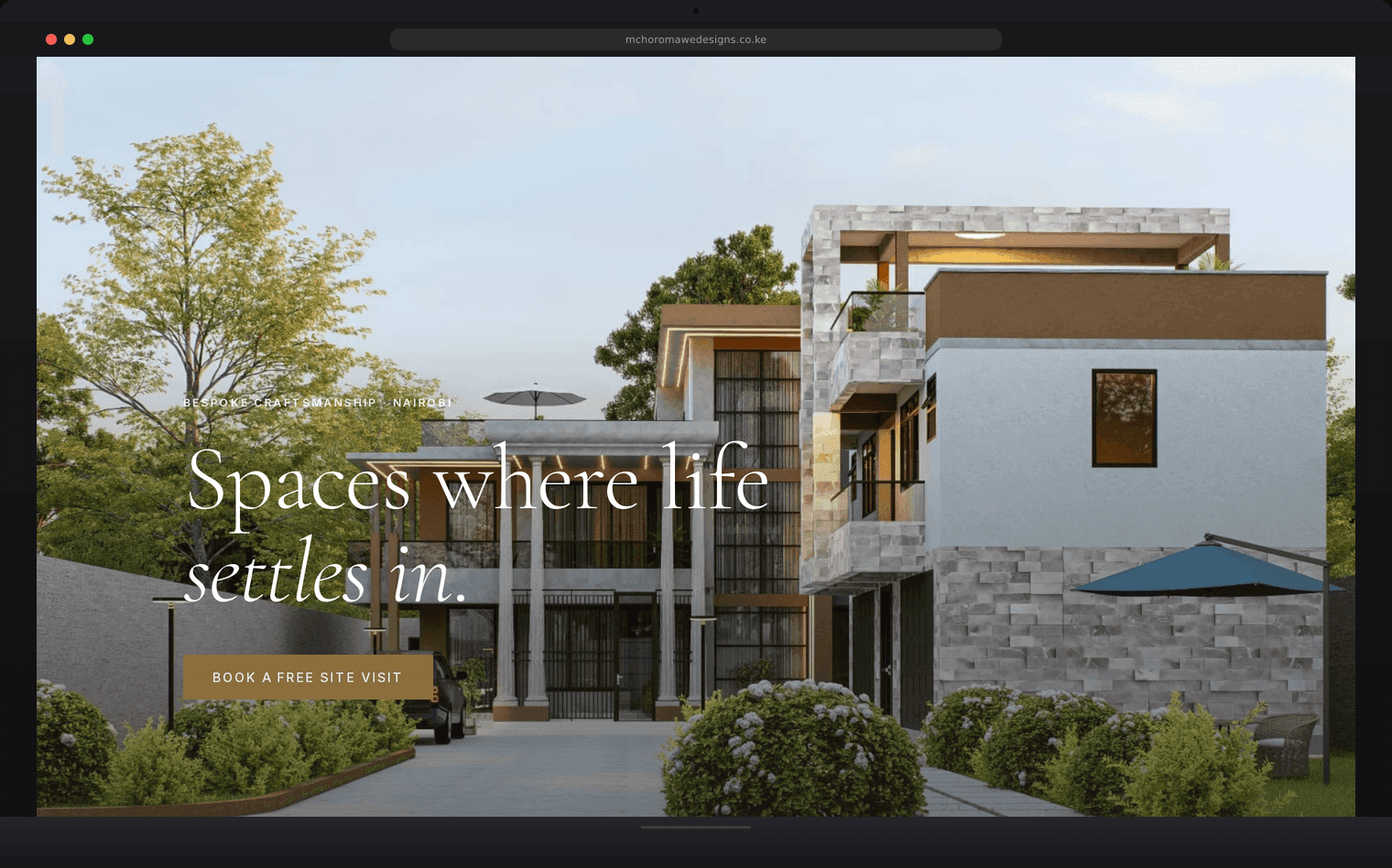Mchoro Mawe Designs — bespoke interior design studio site